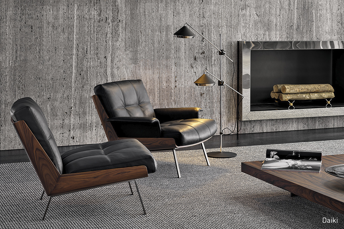 <p>For the subsequent collections, Marcio Kogan further strengthened his creative partnership with Minotti by proposing, for the first time, several indoor designs, such as the <strong>Daiki</strong> armchairs, the <strong>Boteco</strong> family of sideboards and the <strong>Linha</strong> tables and coffee tables.</p>
