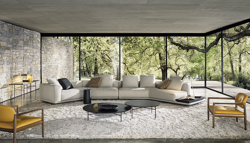 Belt Cord Outdoor Lounge Armchair, Minotti