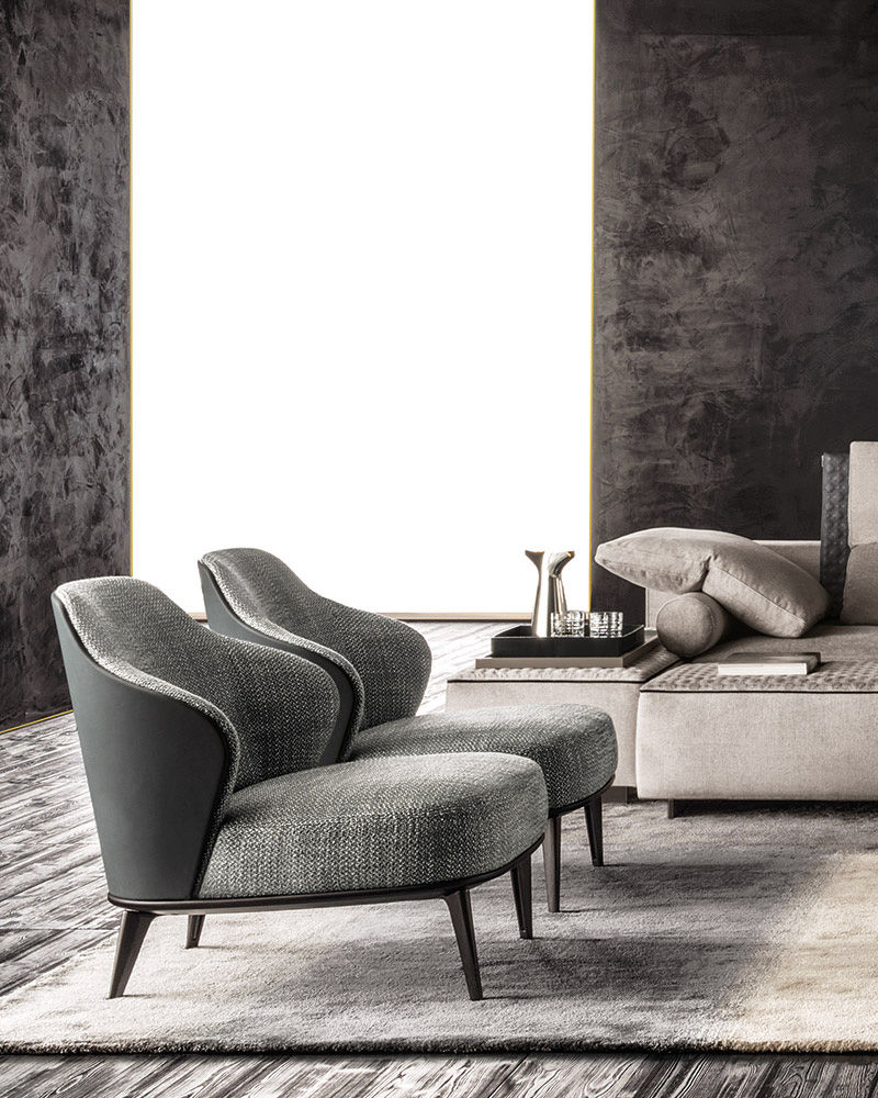 Minotti cheap leslie armchair