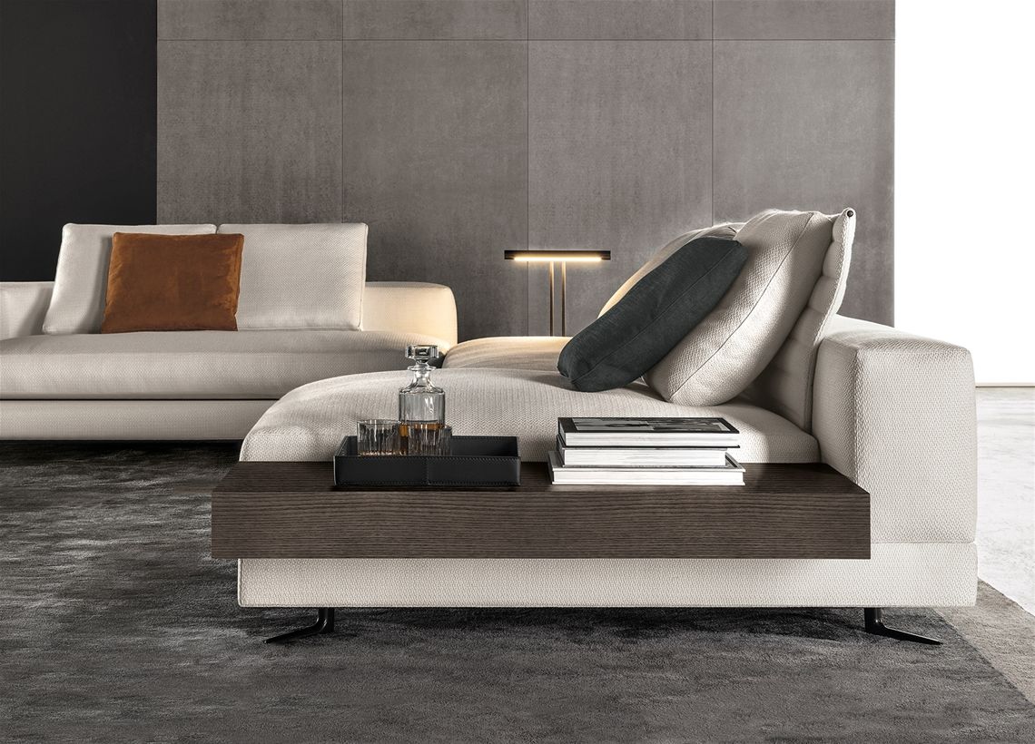 minotti leather sofa for sale