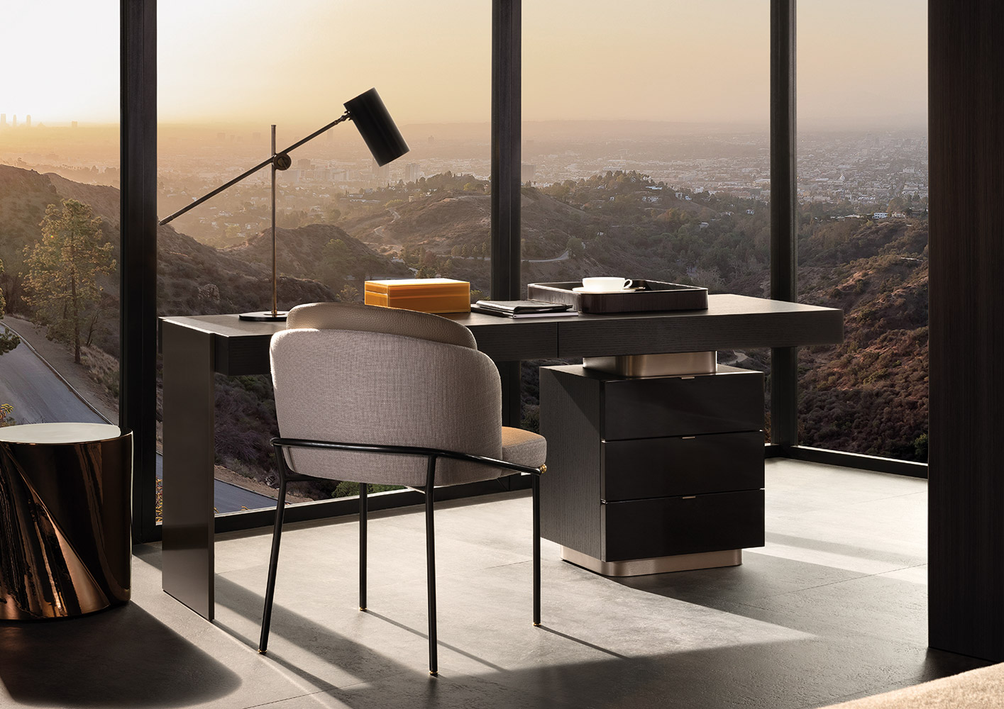 CARSON "WRITING DESK" | BÜCHERWÄNDE - OBEHÄLTER - DE