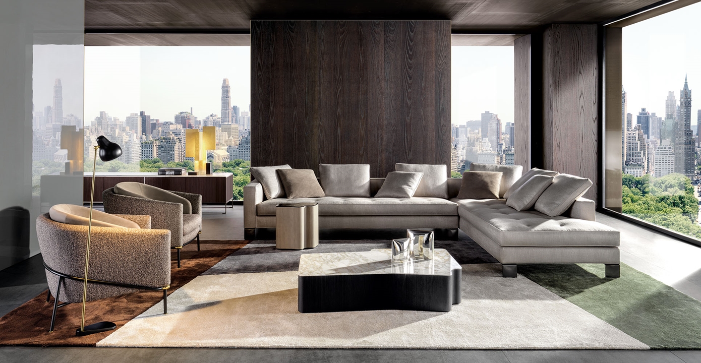 Minotti Sofa Design | Baci Living Room