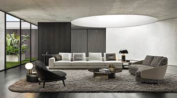 Minotti discount sofa west