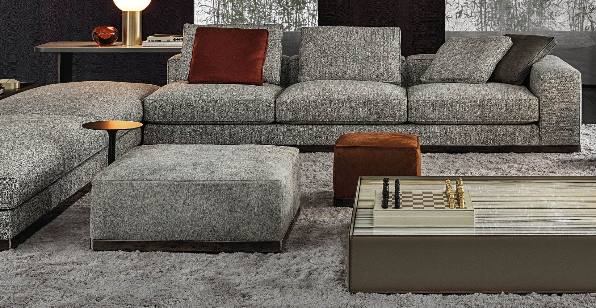 Minotti ottoman shop