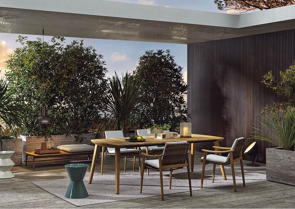 Minotti dining table deals