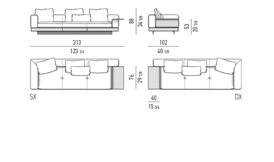 Connery Sofas En