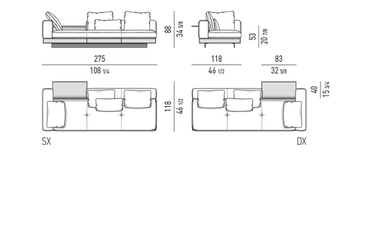 Connery Sofas En