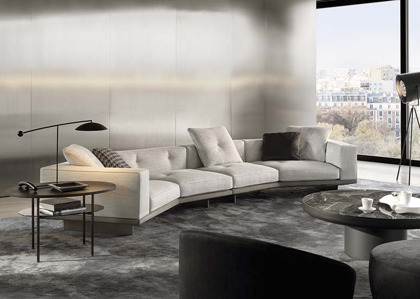 Sillón individual moderno Concept House Minotti