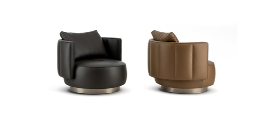 Sillón individual moderno Concept House Minotti