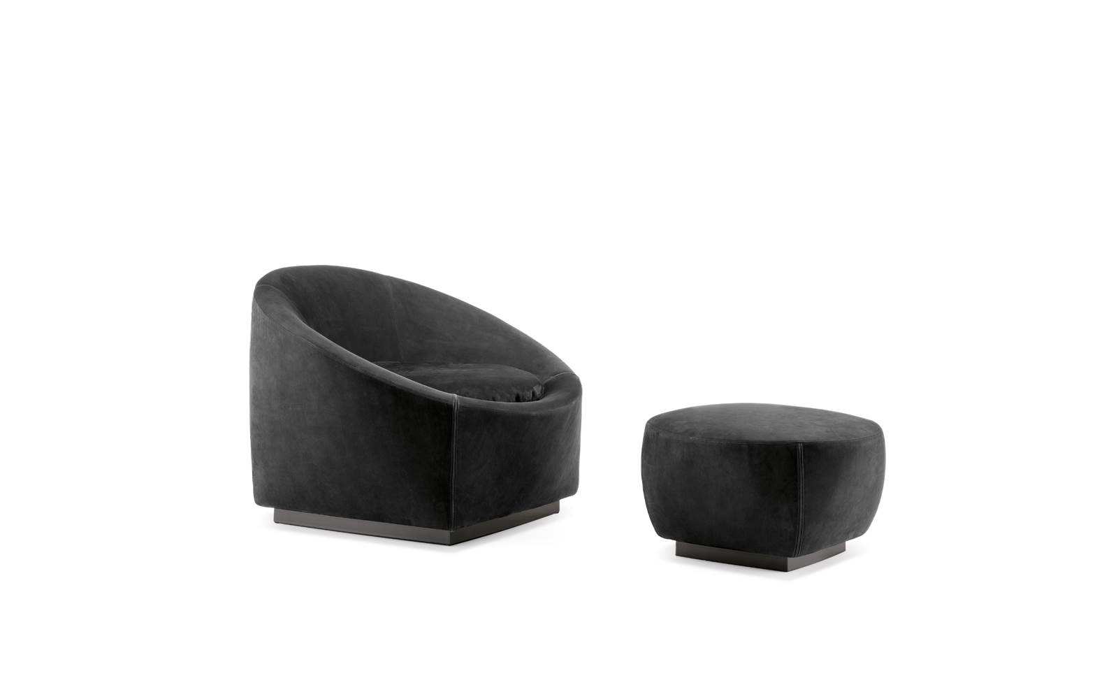 Capri Swivel Chair - Grey - Scan Design