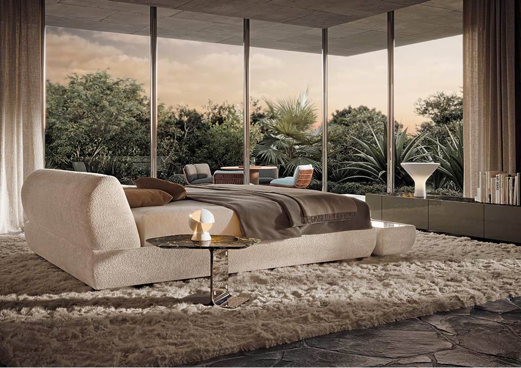 展示品 ミノッティ クイーンベッド クイーンサイズ ベッド マットレス