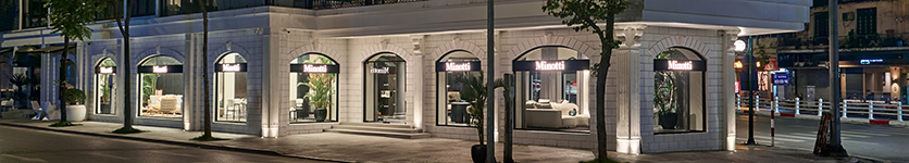 Minotti ouvre avec EuroStyle son premier magasin phare au Vietnam
