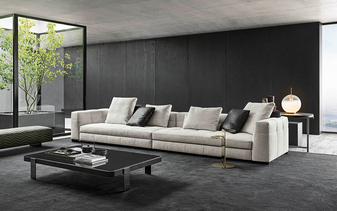 忘れ都　Minotti ソファ　【左側】 LAWRENCE SEATING SYSTEM | ソファ - JA