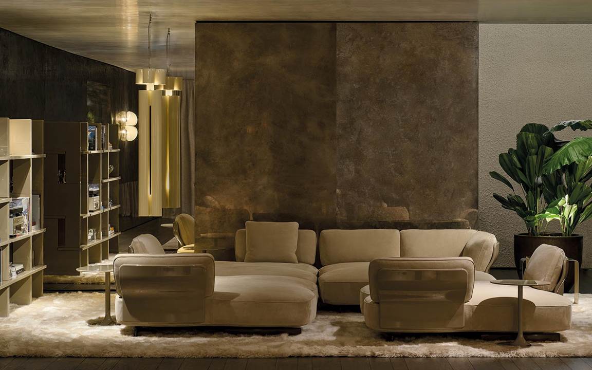 忘れ都　Minotti ソファ　【左側】 Yves Sofà