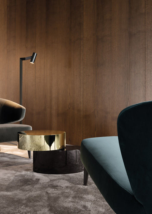 Minotti / ELLISサイドテーブル。カラー ゴールド - メルカリ